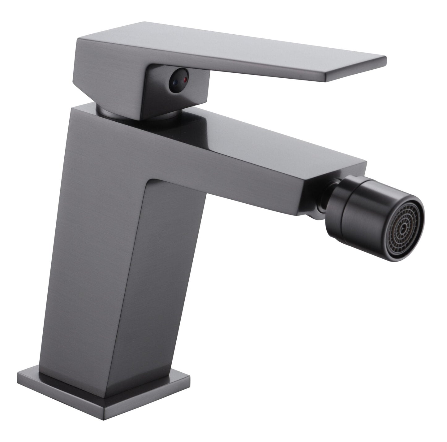 Monomando de Bidé Black Gun Metal Serie Art