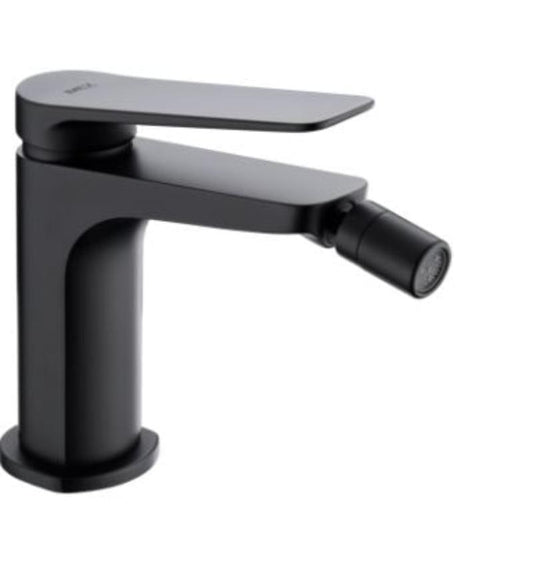 Monomando de Bidé Negro Mate Serie Napoles