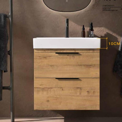 MUEBLE BAÑO 2 CAJONES + LAVABO BAJO  ENCIMERA MOD ELENA