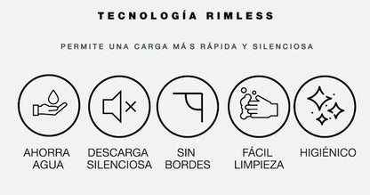 INODORO RACK MORNING SUSPENDIDO PACK COMPLETO