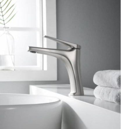 Monomando lavabo acero inox. S.316 serie Delos