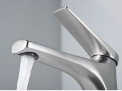 Monomando lavabo acero inox. S.316 serie Delos