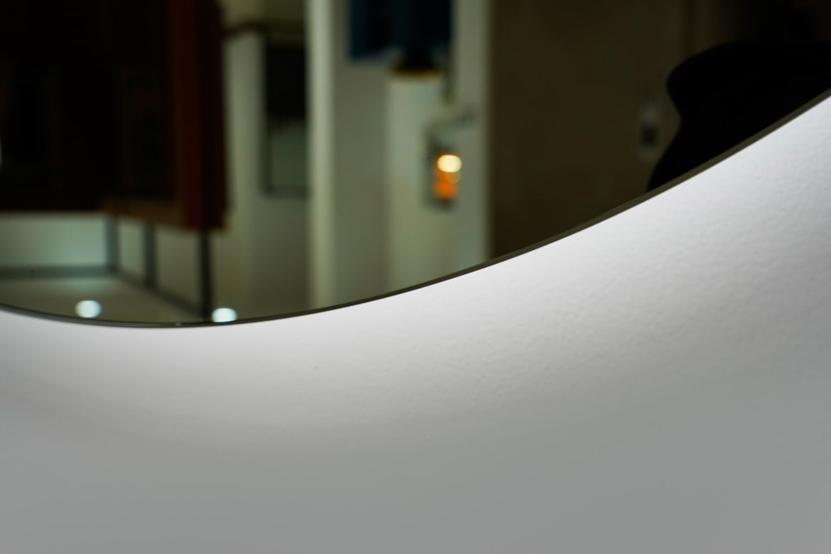 ESPEJO BAÑO REDONDO LED, ANTIVAHO-DOBLE SENSOR MOD. LISBOA