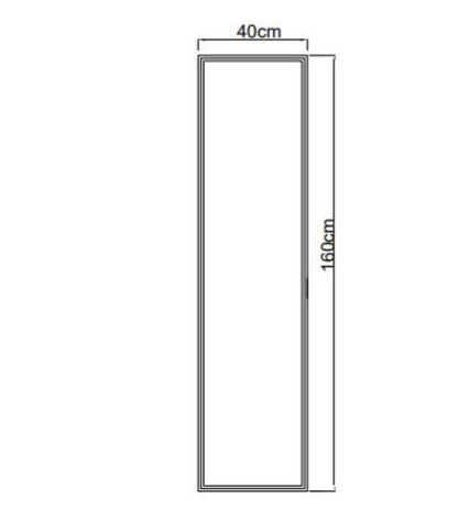 ESPEJO BAÑO RECTANGULAR LED, ORO CEPILLADO-ORO ROSA-NEGRO MOD. NEW YORK