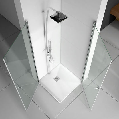 MAMPARA DE DUCHA FRONTAL ABATIBLE - ANTICAL 1 PUERTAS. SPL PENSOLA