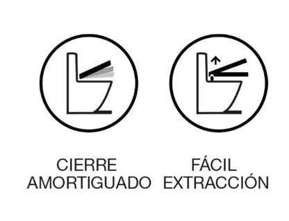 INODORO RACK RESORT SUSPENDIDO RIMLESS PACK COMPLETO