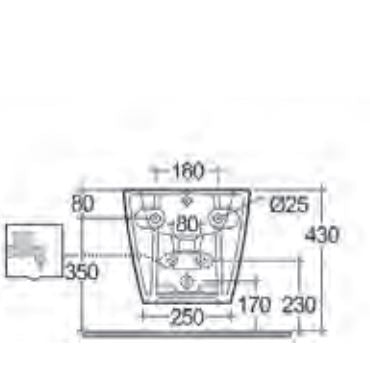 BIDÉ RAK SENSATION RIMLESS