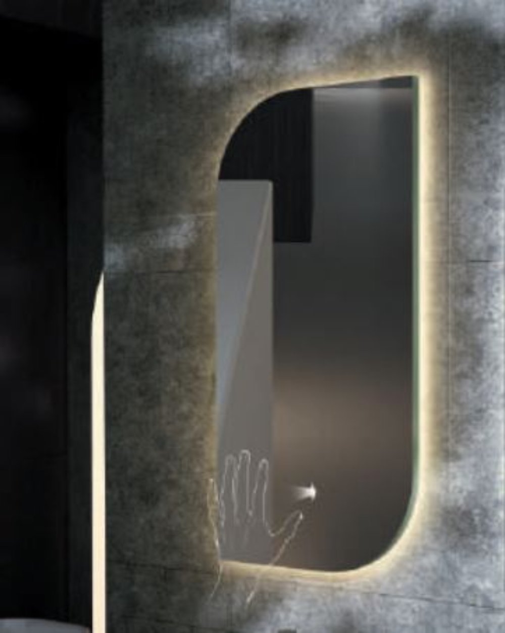 ESPEJO BAÑO LED RECTANGULAR MOD. CARDIFF