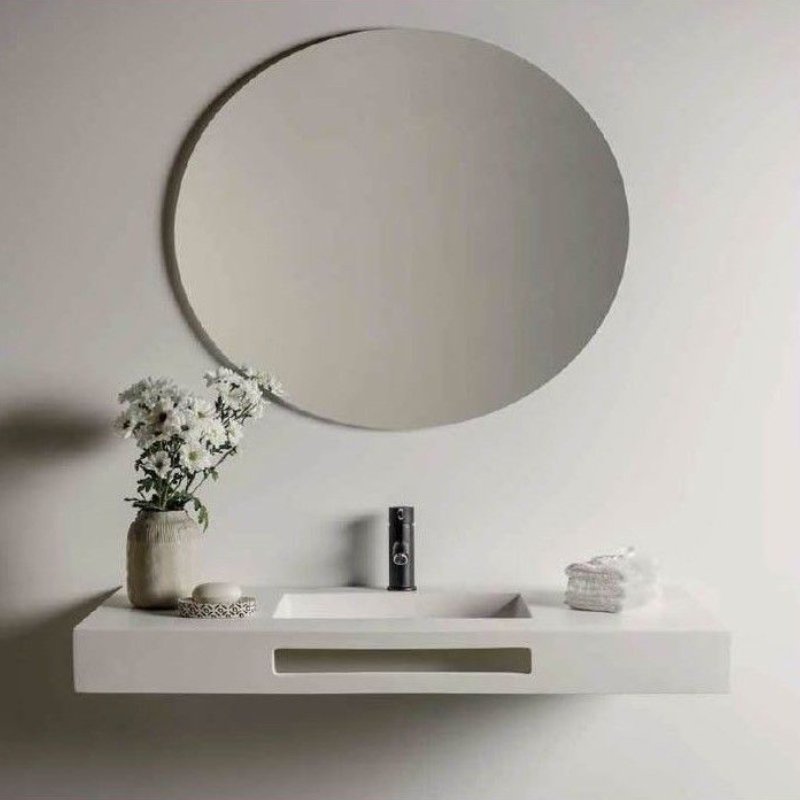 ENCIMERA SAONA + 1 LAVABO + FALDÓN SOLID SURFACE