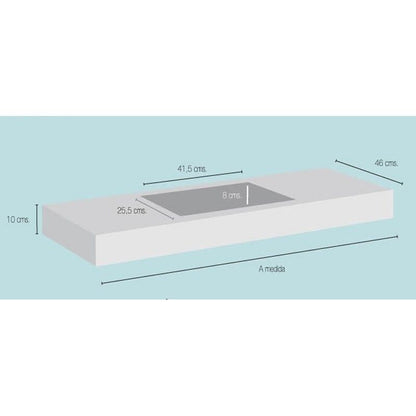 ENCIMERA SAONA + 1 LAVABO + FALDÓN SOLID SURFACE