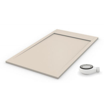 PLATO DE DUCHA AMBIENTE CREMA ANCHO 90
