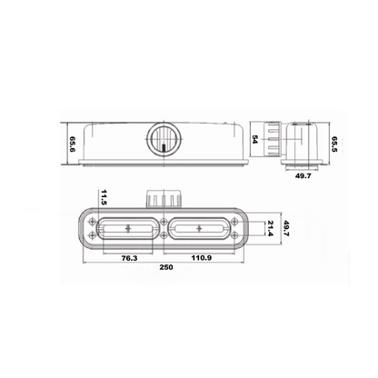 PLATO DE DUCHA AMBIENTE BLANCO ANCHO 80