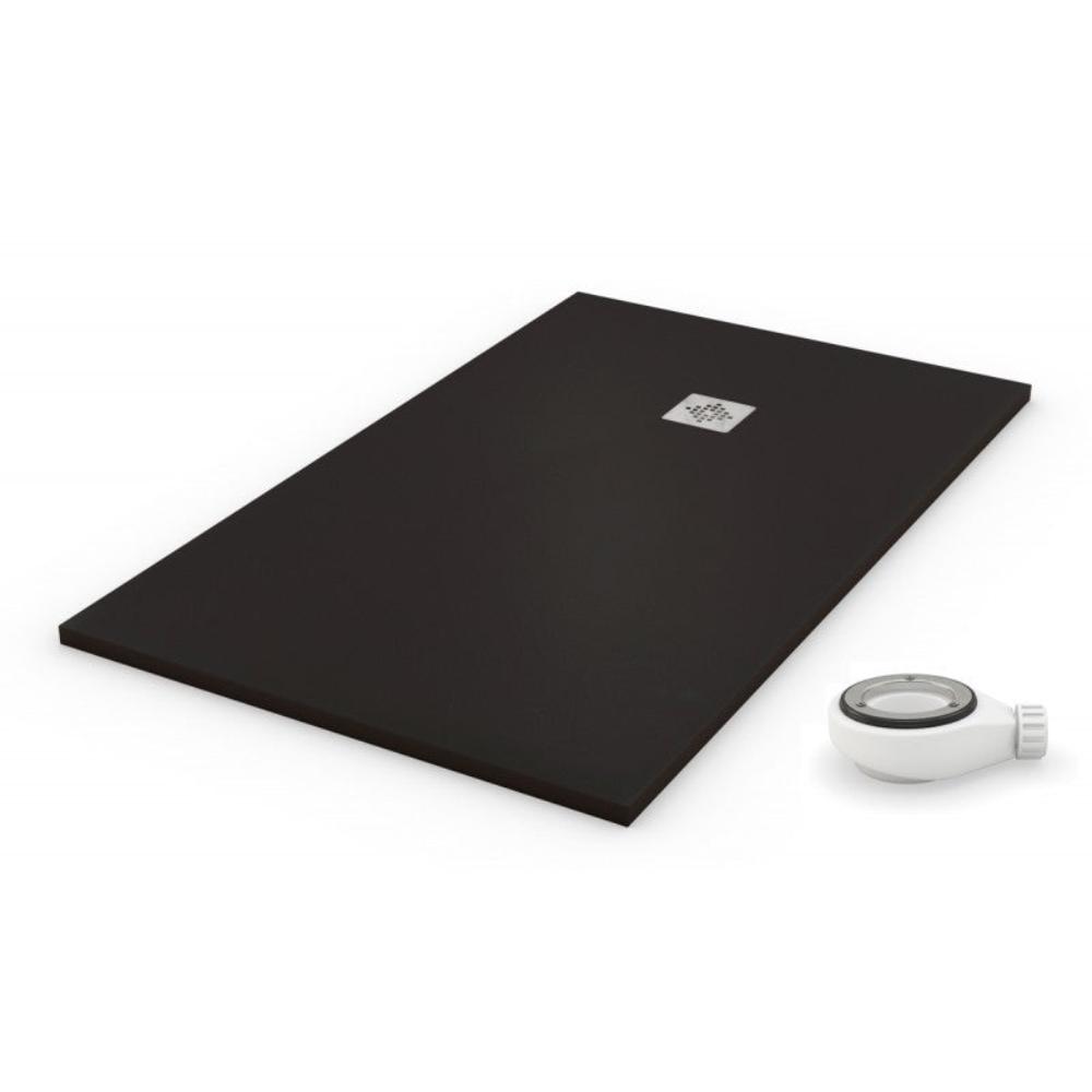 PLATO DE DUCHA NATURAL NEGRO ANCHO 80