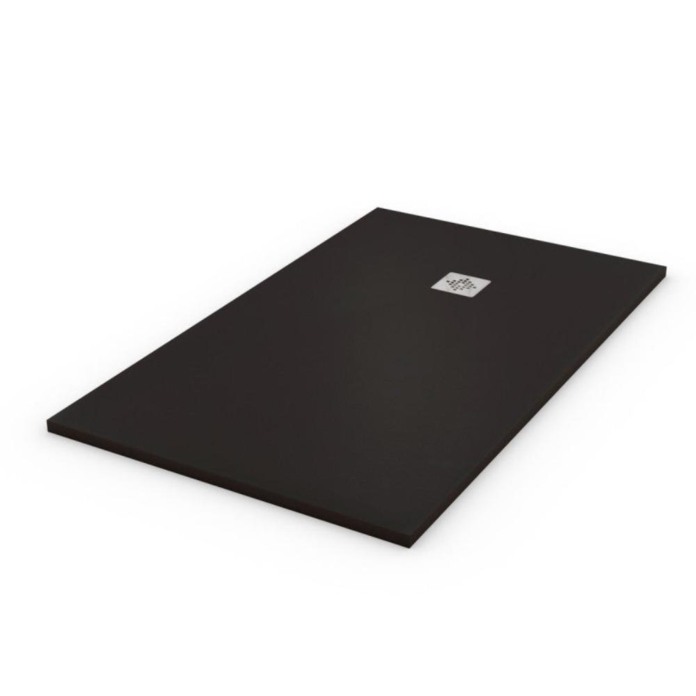 PLATO DE DUCHA NATURAL NEGRO ANCHO 80