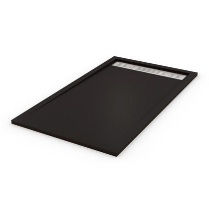 PLATO DE DUCHA PREMIUM NEGRO ANCHO 80