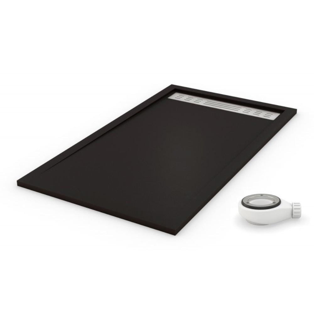 PLATO DE DUCHA PREMIUM NEGRO ANCHO 80