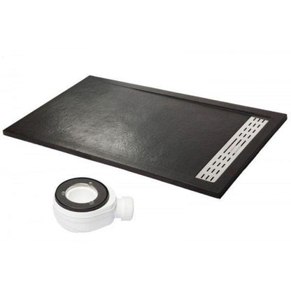 PLATO DE DUCHA PREMIUM NEGRO ANCHO 80